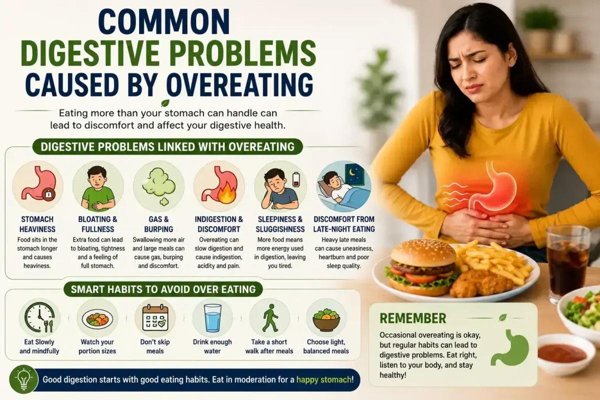 Common Digestive Problems Caused by Overeating